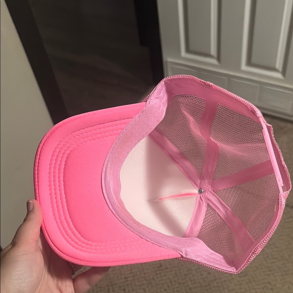 Pink Smiley Face Cap - Picture 4 of 6
